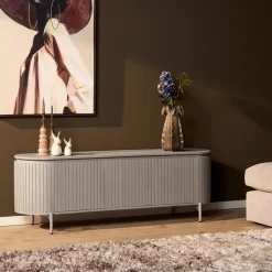 Furndea Industriele Kasten|Tv Meubels|Livia Tv meubel Taupe 165cm