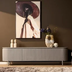 Furndea Industriele Kasten|Tv Meubels|Livia Tv meubel Taupe 210cm