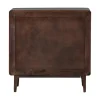 WOOOD Ladenkasten|Industriele Kasten|Liya Ladekast mangohout donkerbruin 90cm