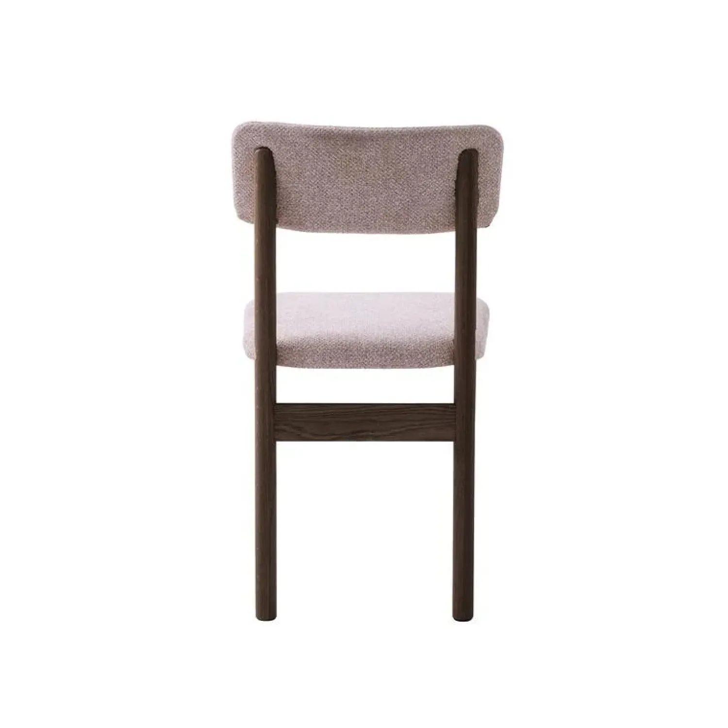 LykkeHome Eetkamerstoelen|Lize Eetkamerstoel zand met espresso poot