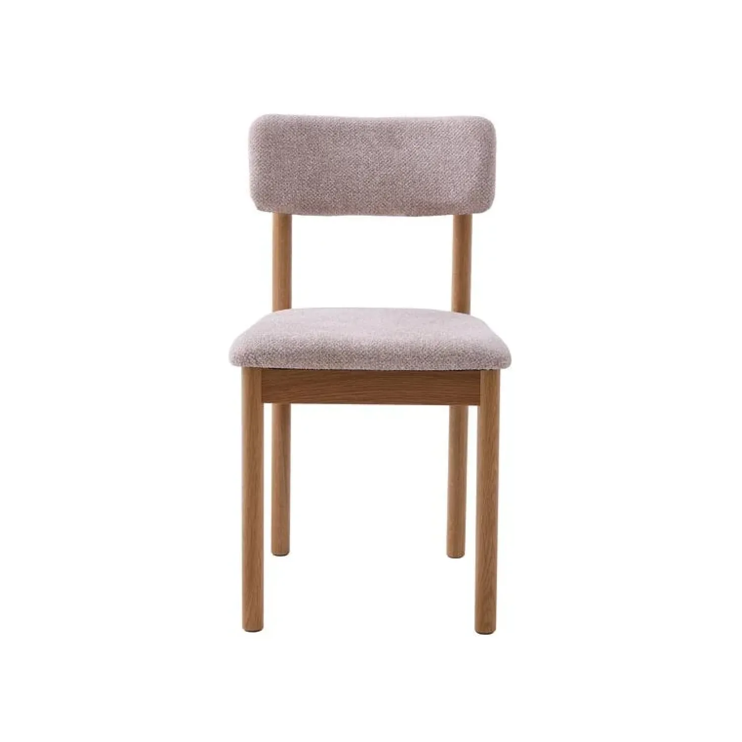 LykkeHome Eetkamerstoelen|Lize Eetkamerstoel zand met naturel poot