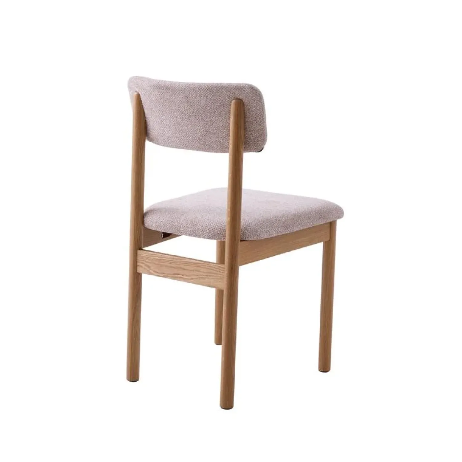 LykkeHome Eetkamerstoelen|Lize Eetkamerstoel zand met naturel poot