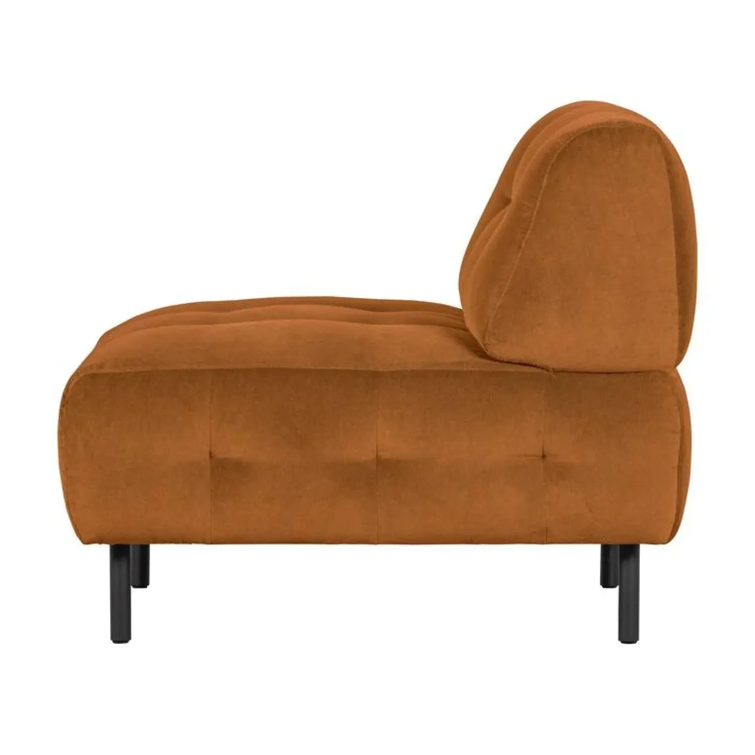 WOOOD Fauteuils|Lloyd Fauteuil velvet kaneel