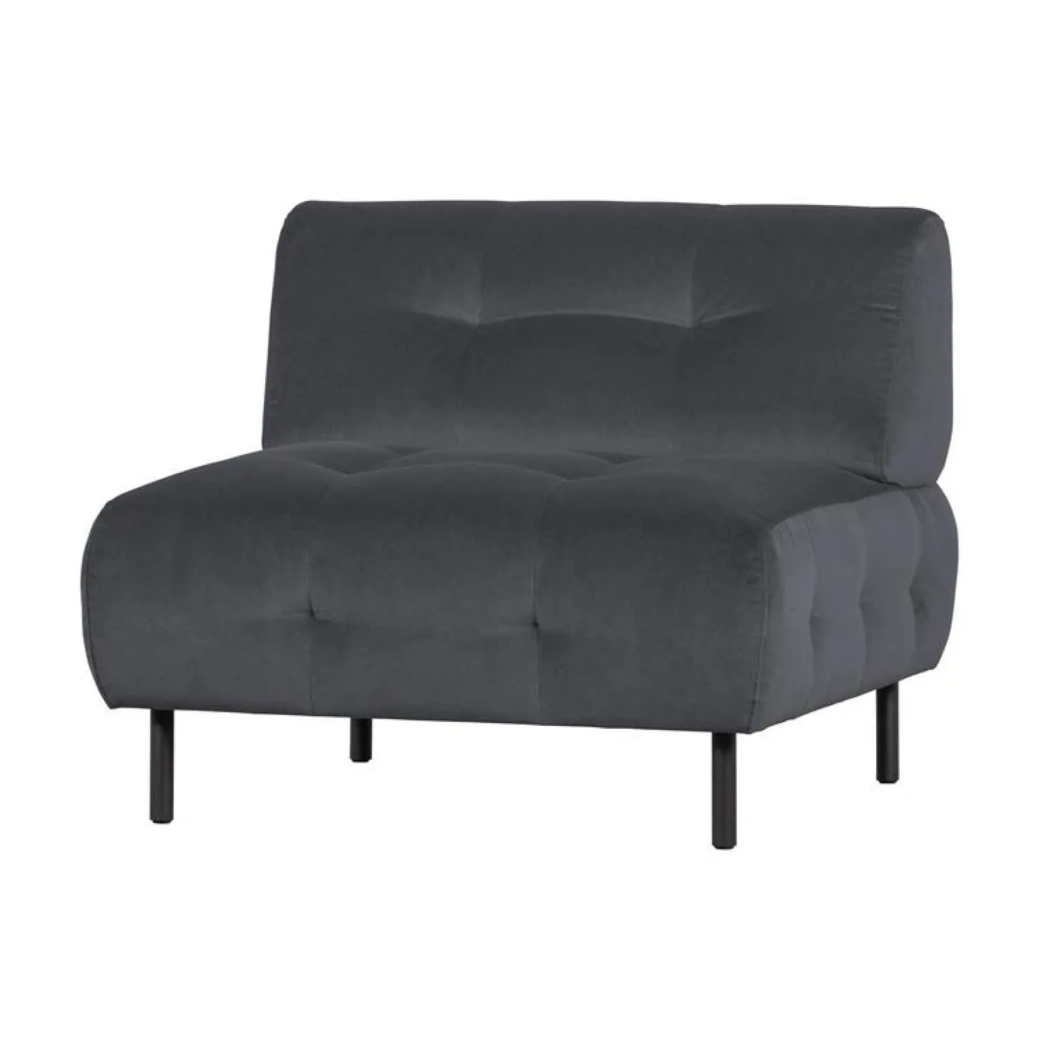 WOOOD Fauteuils|Lloyd Fauteuil velvet wolk