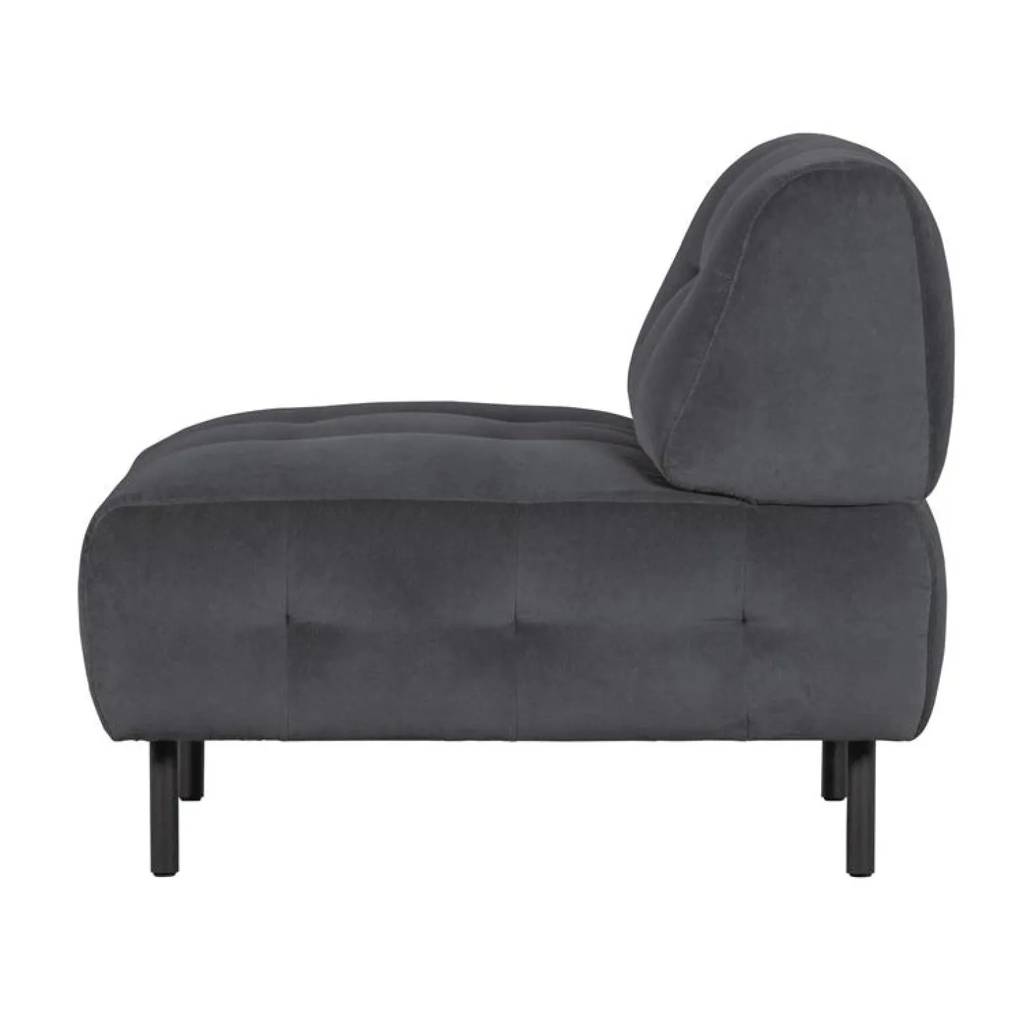WOOOD Fauteuils|Lloyd Fauteuil velvet wolk
