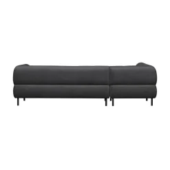 WOOOD Hoekbanken|Lloyd Hoekbank links velvet cast iron