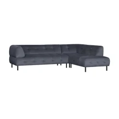 WOOOD Hoekbanken|Lloyd Hoekbank rechts velvet wolk
