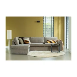 WOOOD Vloerlampen|Loft 2-lichts Vloerlamp metaal/bouclé naturel