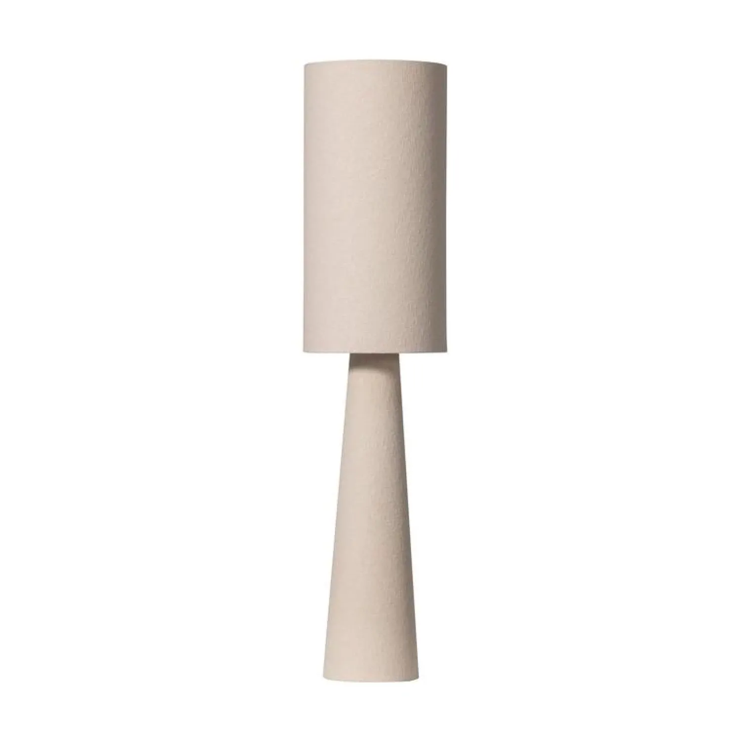 WOOOD Vloerlampen|Loft 2-lichts Vloerlamp metaal/bouclé naturel