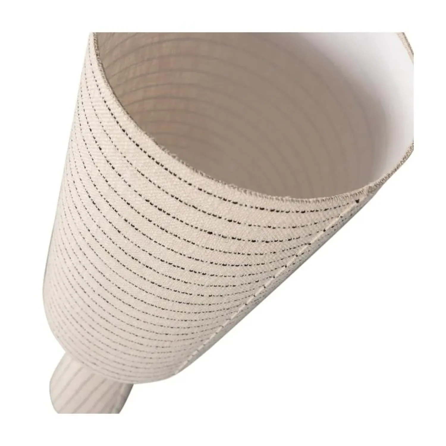 WOOOD Vloerlampen|Loft 2-lichts Vloerlamp metaal/bouclé naturel met strepen