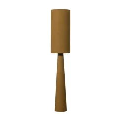 WOOOD Vloerlampen|Loft 2-lichts Vloerlamp XL metaal/bouclé tapenade