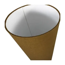 WOOOD Vloerlampen|Loft 2-lichts Vloerlamp XL metaal/bouclé tapenade