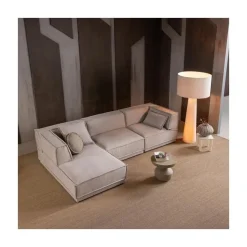 WOOOD Vloerlampen|Loft 2-lichts Vloerlamp XXL Bouclé