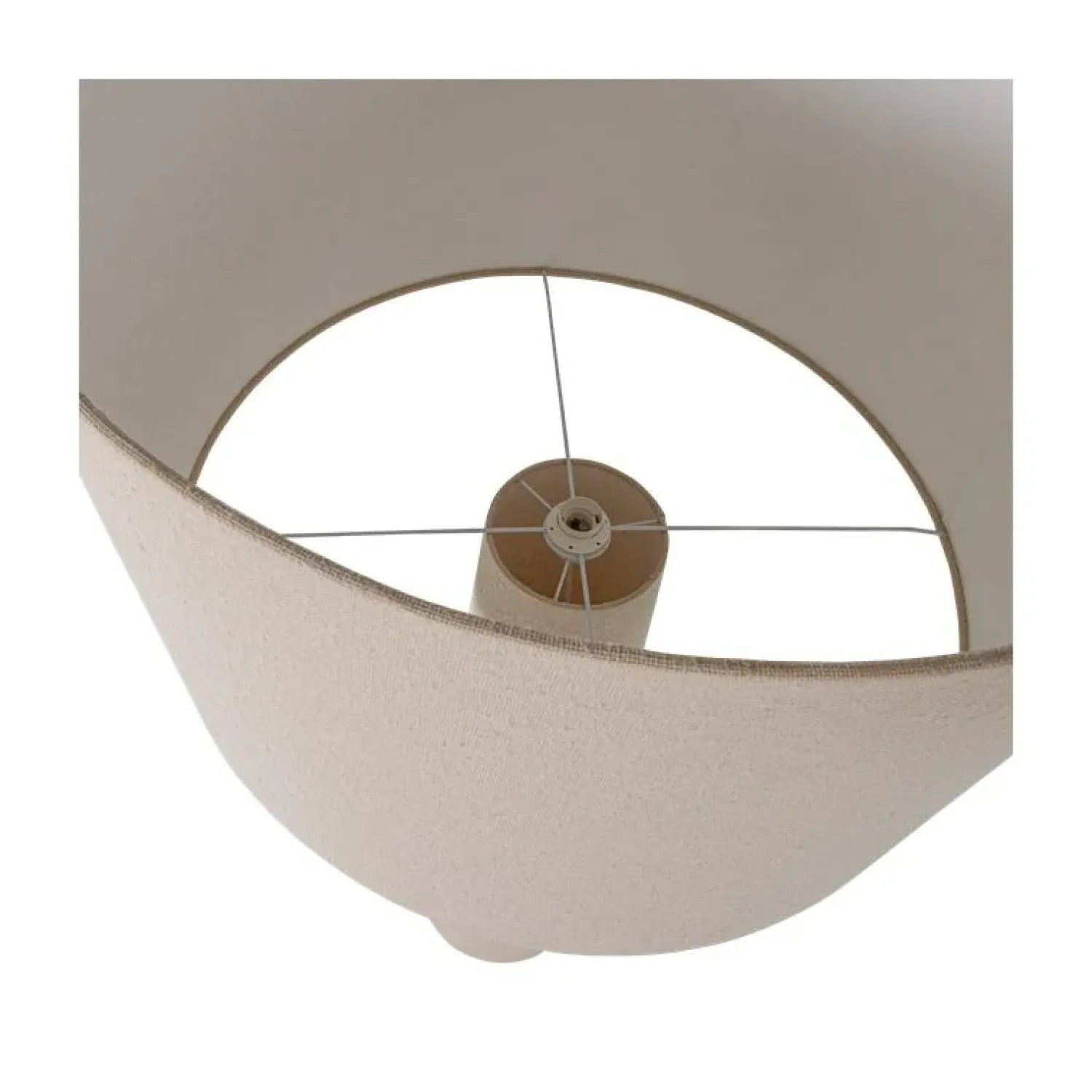 WOOOD Vloerlampen|Loft 2-lichts Vloerlamp XXL Bouclé