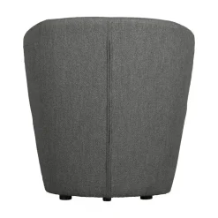 vtwonen Fauteuils|Lofty Fauteuil bouclé staalgrijs