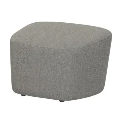 vtwonen Hockers|Lofty Hocker bouclé grijs