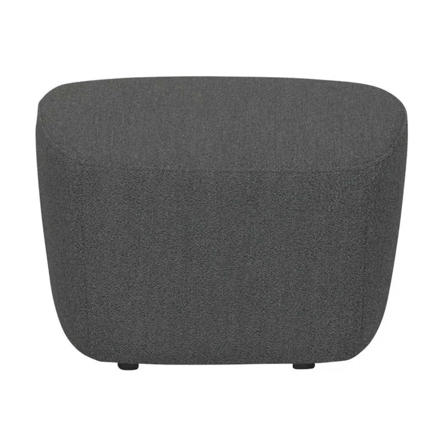 vtwonen Hockers|Lofty Hocker bouclé staalgrijs