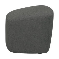 vtwonen Hockers|Lofty Hocker bouclé staalgrijs