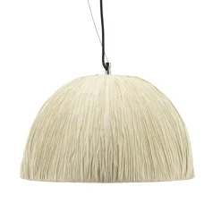 By Boo Hanglampen|Lokta 1-lichts Hanglamp koepel Creme