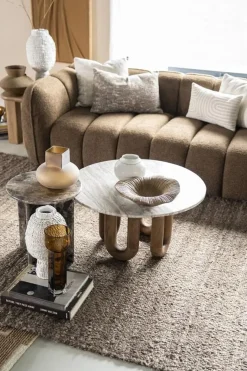 By Boo Salontafels|LoopStone Salontafel rond Naturel 80cm