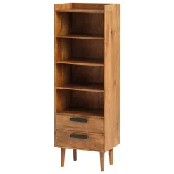 Mysons Wandkasten|Boekenkasten|Lordara Boekenkast 165cm met 2 lades en 4 open vakken