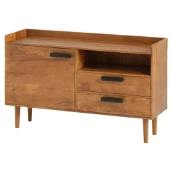 Mysons Dressoirs|Industriele Kasten|Lordara Commode 130cm met 1 deur, 2 lades en 1 open vak