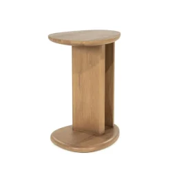 Eleonora Bijzettafels|Lori Bijzettafel Lichtbruin 46cm