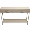 PTMD Sidetables|Loua Sidetable Zand Metaal 120cm