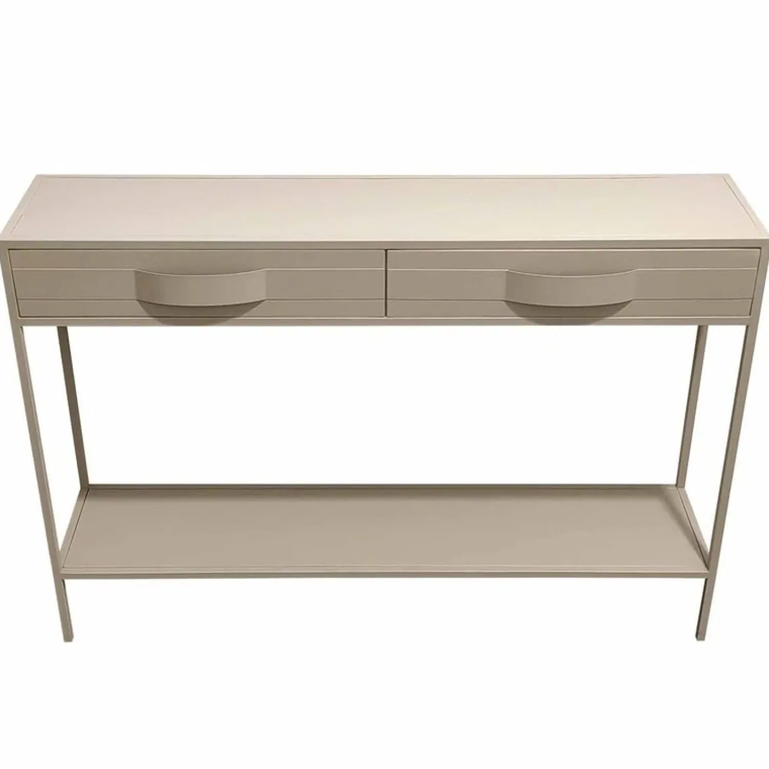 PTMD Sidetables|Loua Sidetable Zand Metaal 120cm