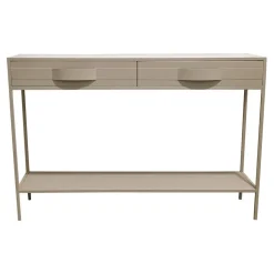 PTMD Sidetables|Loua Sidetable Zand Metaal 120cm