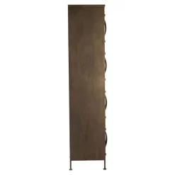 PTMD Wandkasten|Vakkenkasten|Loua wandkast goud 62cm