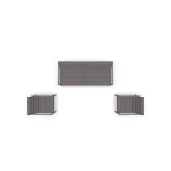 Lesli Living Loungeset|Tuinbanken|Loungeset Harper Olive