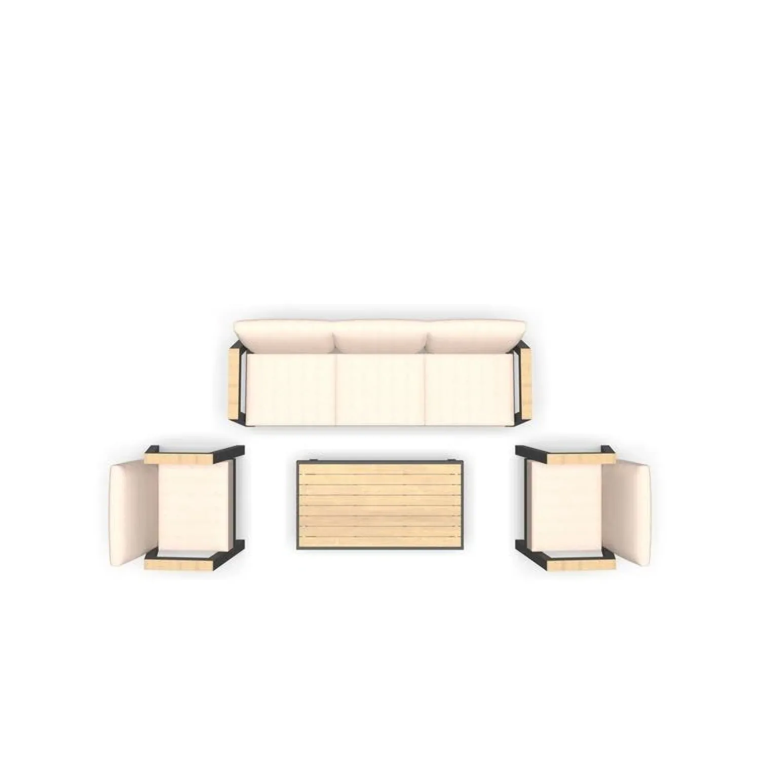 Lesli Living Loungeset|Loungeset Manu