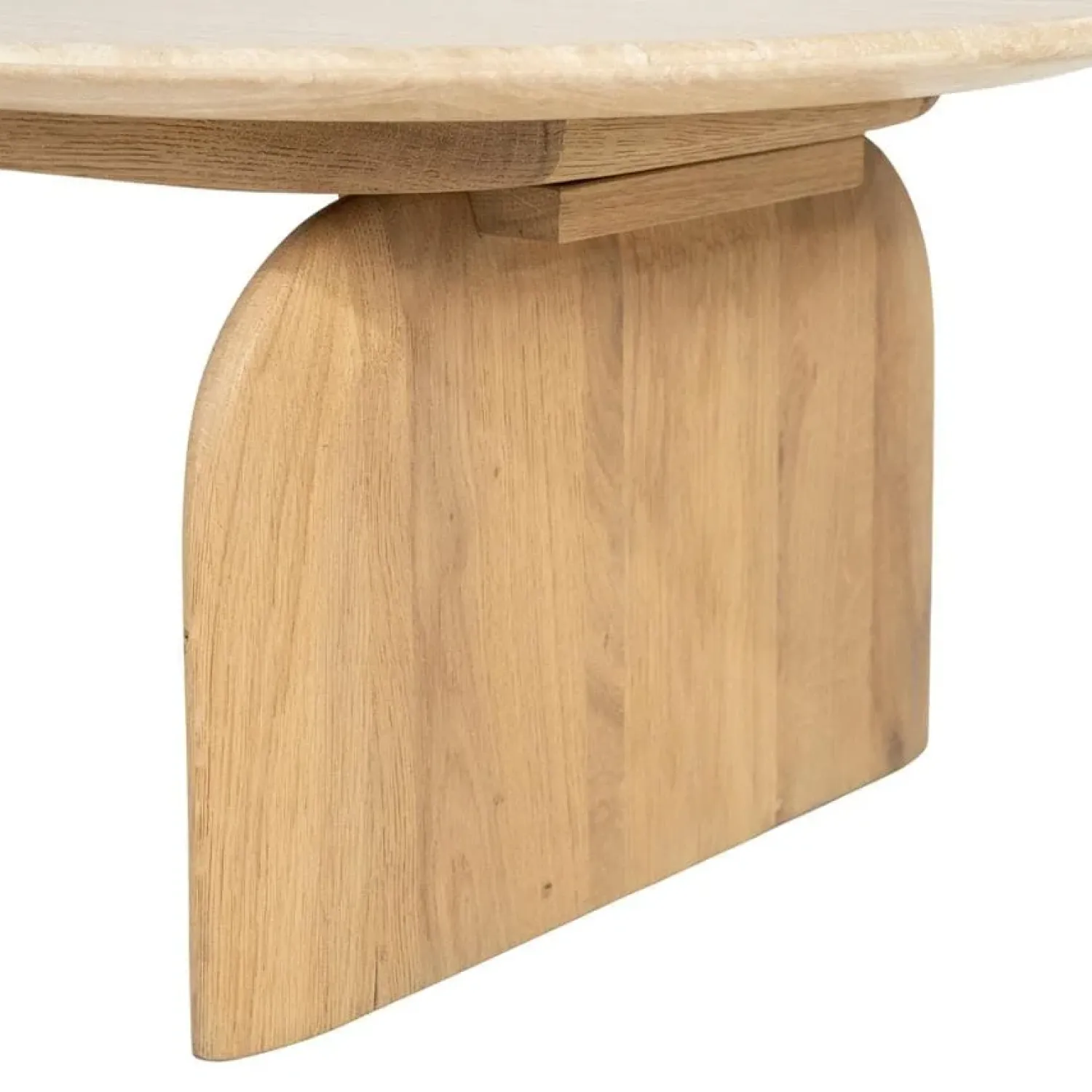 Eleonora Salontafels|Lova Salontafel organisch Naturel travertin 115cm