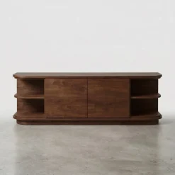 Vane Living Dressoirs|Industriele Kasten|Luca Dressoir walnoot 205cm