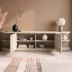 Vane Living Dressoirs|Industriele Kasten|Luca Dressoir Zand 205cm
