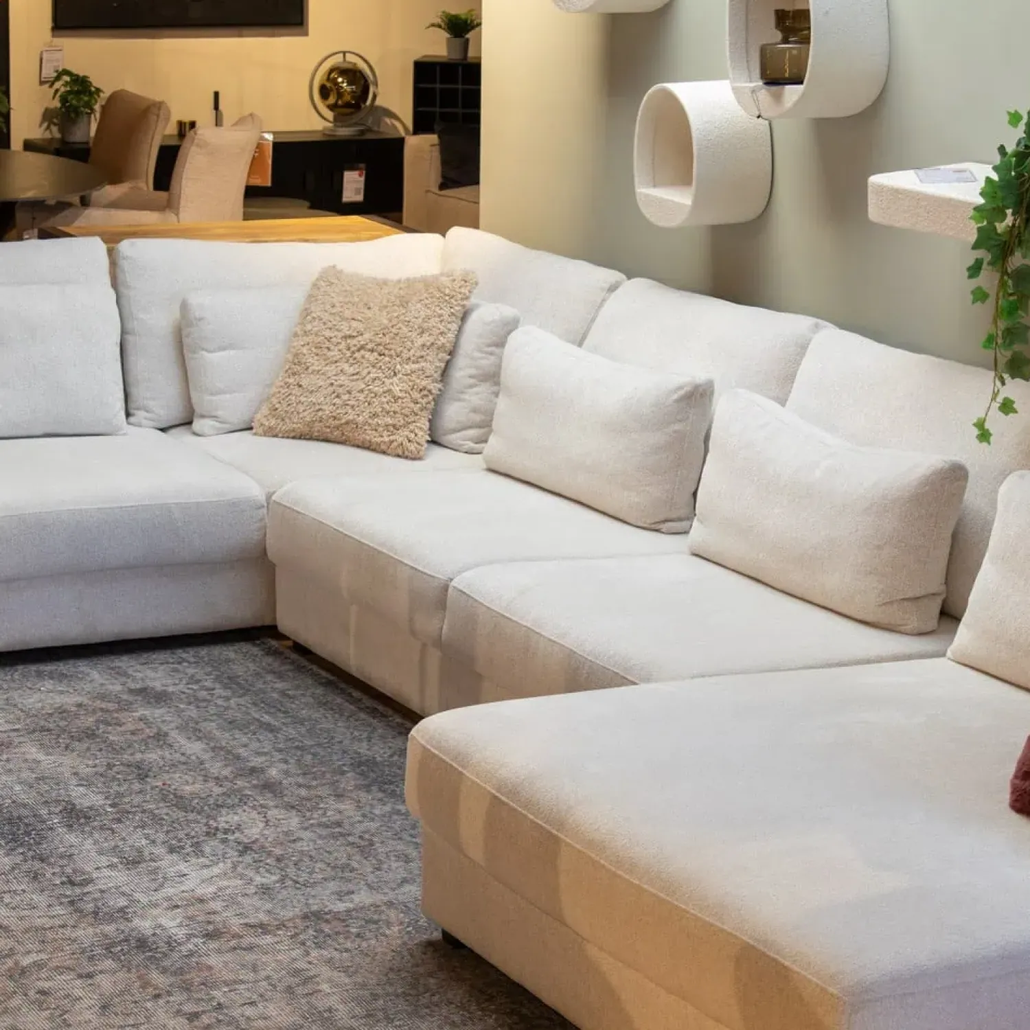 EasyFurn Hoekbanken|Loungebanken|Luca Hoekbank (Long chair + 2,5 zits + Divan arm)