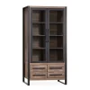 Maison Madera Vitrinekasten|Industriele Kasten|Lucara Vitrinekast 100cm