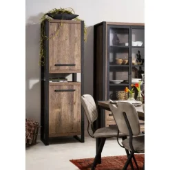 Maison Madera Wandkasten|Industriele Kasten|Lucara Wandkast smal 62cm