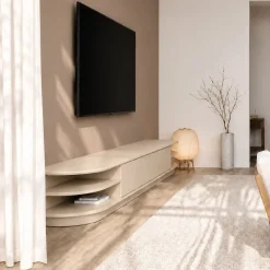 Vane Living Industriele Kasten|Tv Meubels|Luca Staand Tv meubel Zand 250 cm