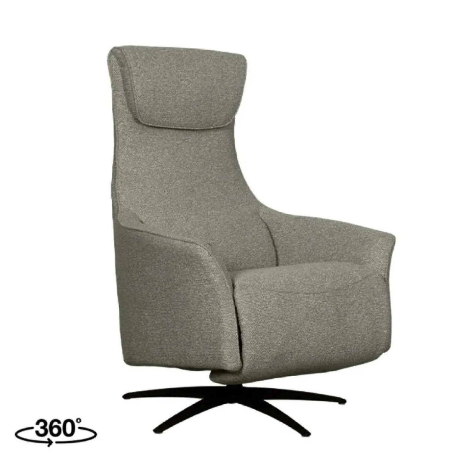 Label51 Fauteuils|Lund Elektrische Fauteuil Mushroom Boucle