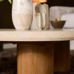 Furndea Salontafels|Lunea Salontafel Creme Marmer 100 cm