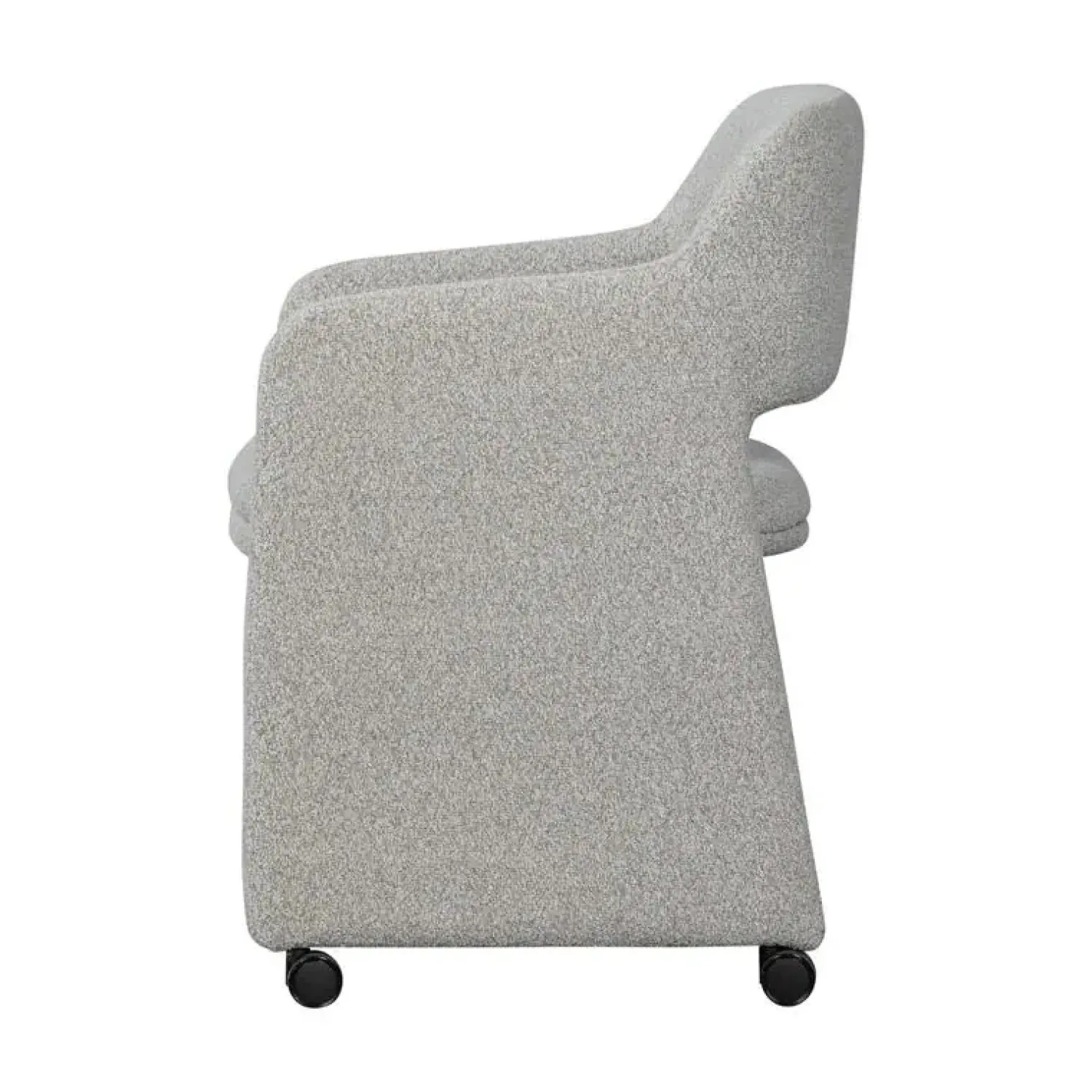 WOOOD Eetkamerstoelen|Lyric Eetkamerstoel Met Wielen Greige