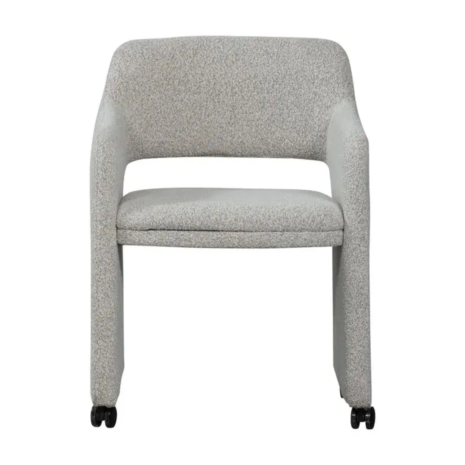 WOOOD Eetkamerstoelen|Lyric Eetkamerstoel Met Wielen Greige