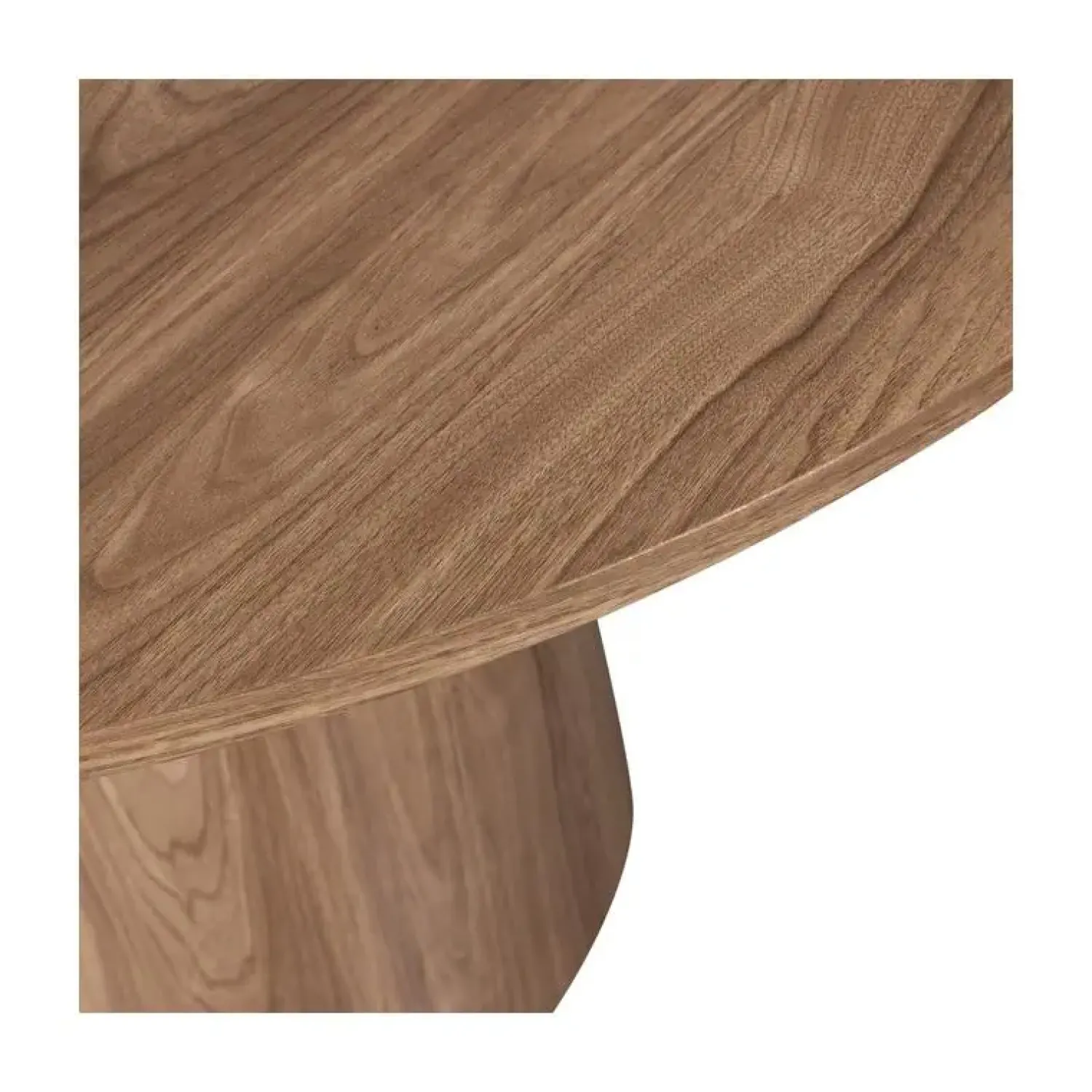 WOOOD Eettafels|Maan Eettafel Rond MDF Walnoot 120cm