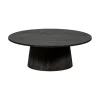 WOOOD Salontafels|Maan Salontafel rond MDF Donkerbruin 100cm