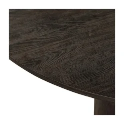 WOOOD Salontafels|Maan Salontafel rond MDF Donkerbruin 100cm