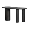 WOOOD Sidetables|Maan Sidetable Organisch MDF Donkerbruin 150cm