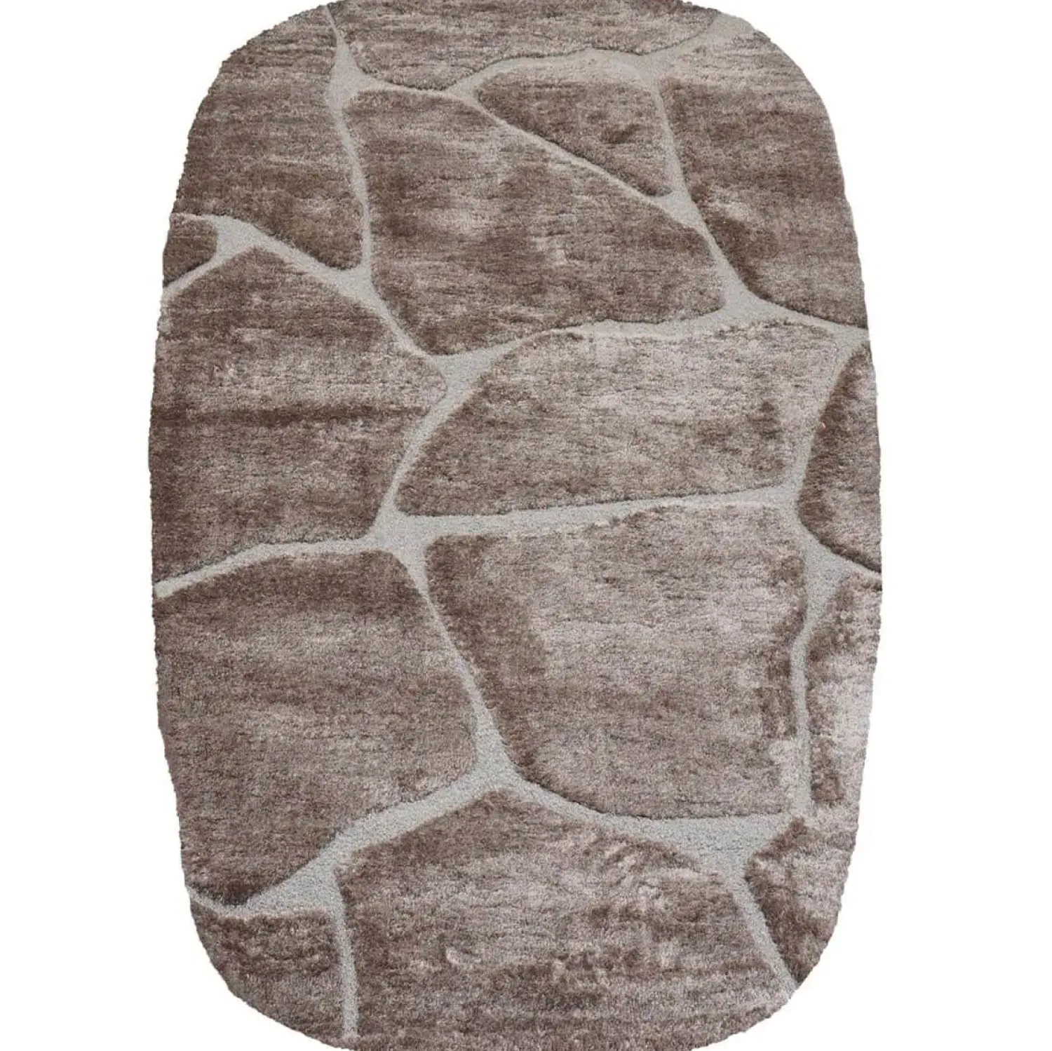 Decor 88 Vloerkleden|Macy vloerkleed Bruin Ronde hoeken 200x290cm