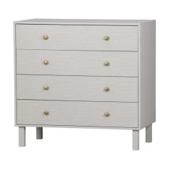 WOOOD Ladenkasten|Industriele Kasten|Madu Ladekast Dennenhout Wolkengrijs 94cm